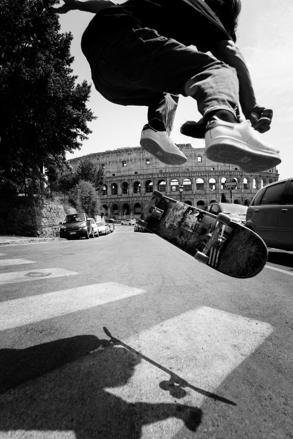 Skateboarding motion